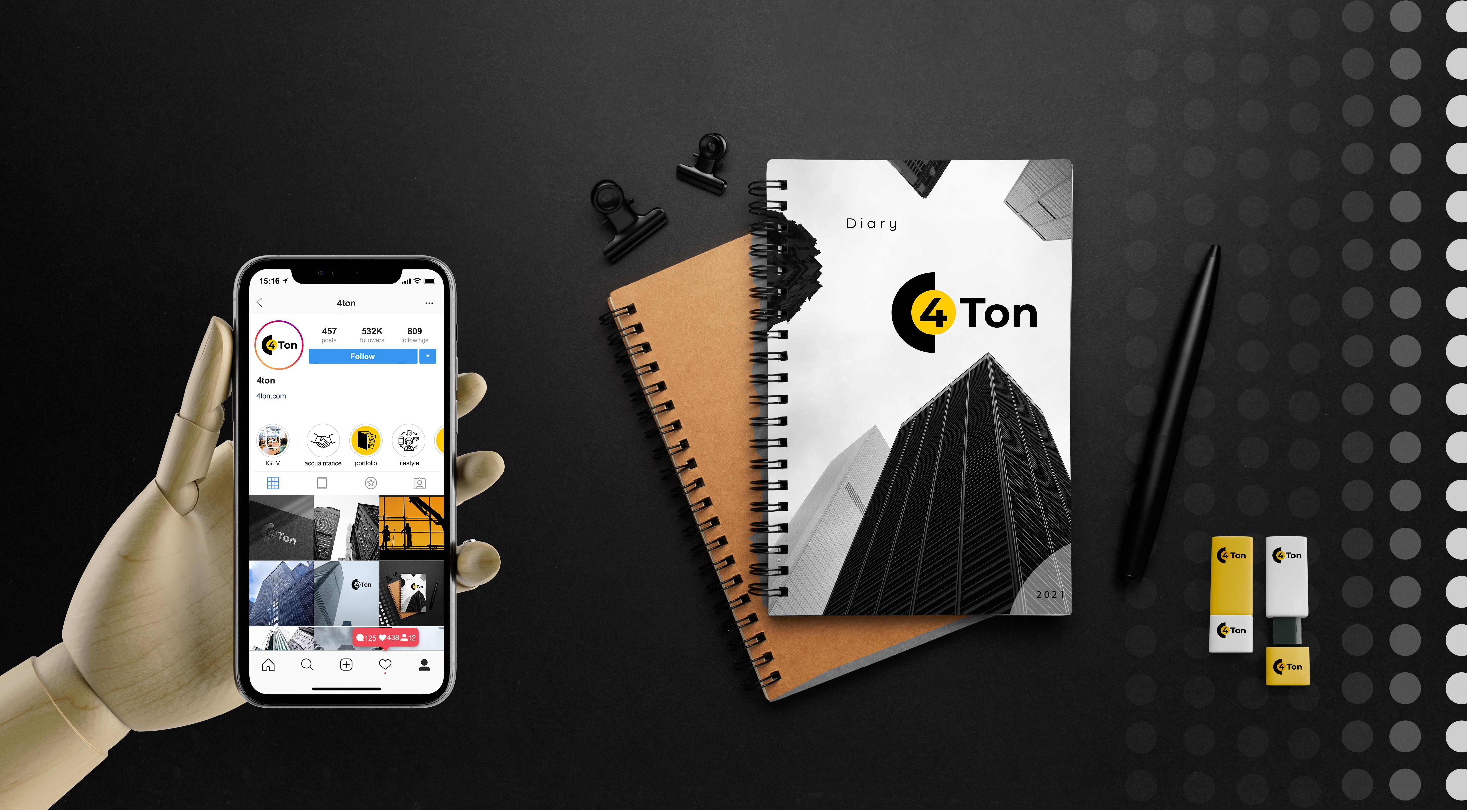 4ton corporate identity Image 3
