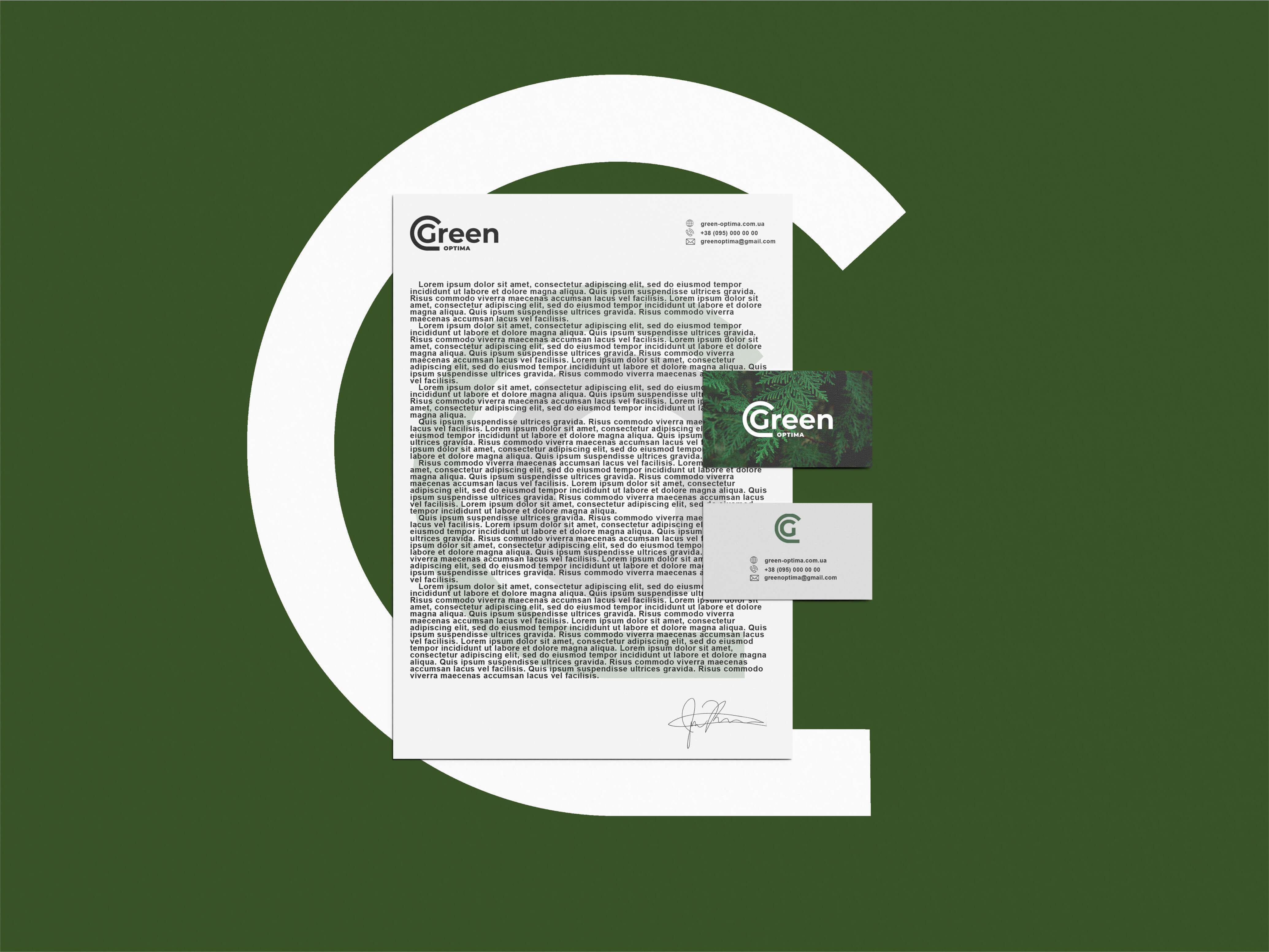  Green Optima corporate identity Image 20