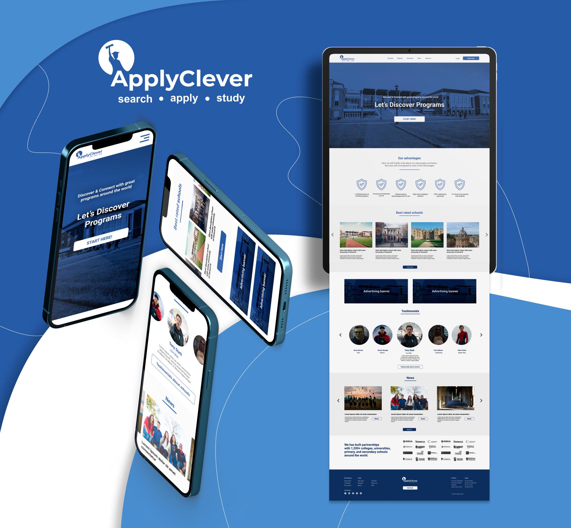 Сайт Apply Clever Image 1